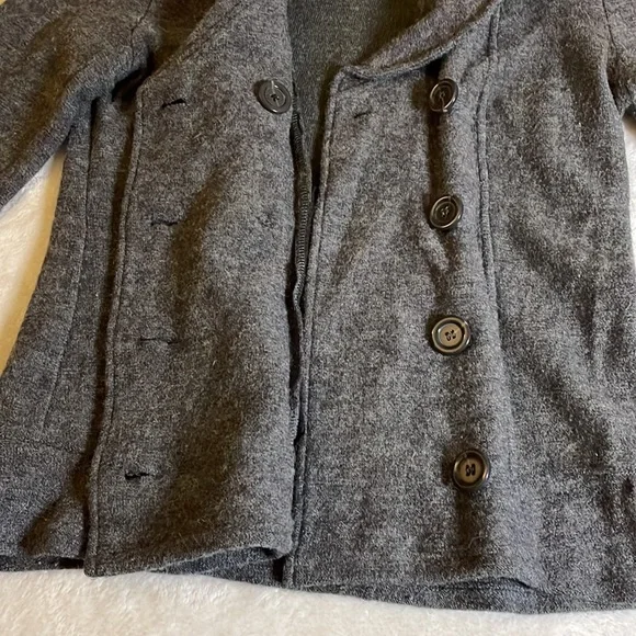 Babette Ballinger Gray 100% Wool Coat size Medium - Picture 9 of 17